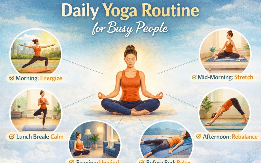 Daily Yoga Routine for Busy People — Stay Grounded, Anytime